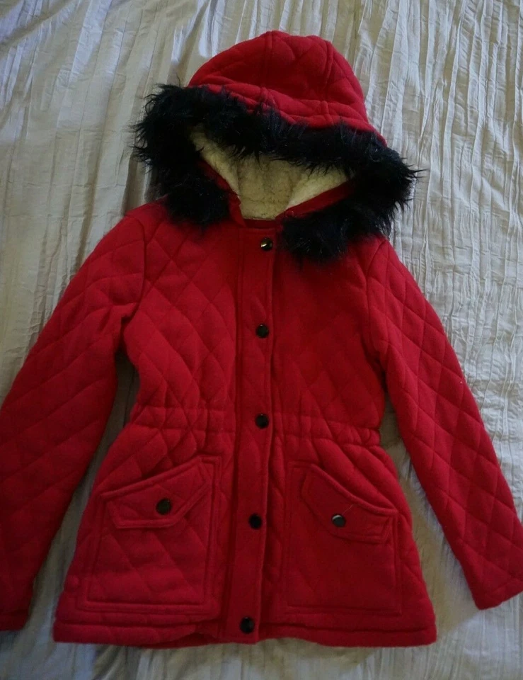 Parka roja para niñas, talla: XL (6) Foto 1 de 1