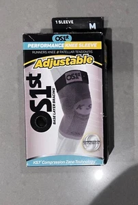 OS1st KS7+ Adjustable Performance Knee Sleeve Grey M - Picture 1 of 2