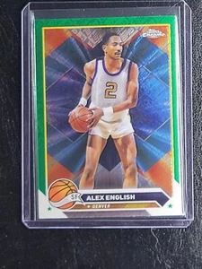 2023-24 Topps Chrome Alex English #26 Green Topps Refractor - Picture 1 of 2