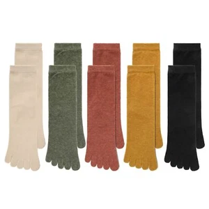 5-Pairs Toe Socks for WomenCotton Athletic Running Women's Toe Socks 5 Finger... - Picture 1 of 7