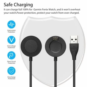 For Garmin Fenix 5 5s 5x 6 Watch USB Charging Data Cradle CL USD Dock J0H9 - Picture 1 of 11