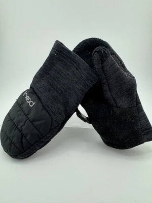 Head Kids Touchscreen Mittens Heather Gray Fleece Stretch Adjustable XS - Image 1 of 3