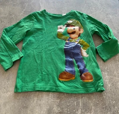 (44) tolles Langarm Shirt von H&M Gr.98-104 Luiggi - Bild 1 von 4