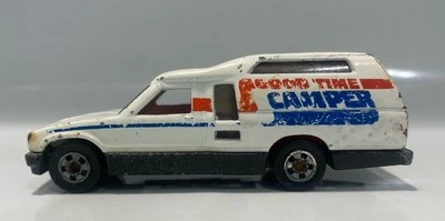 Mini camión Toyota Hot Wheels Minitrek 1980 con Chinook trasero - cámper Good Time Foto 1 de 4