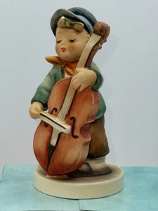 Figurina vintage anni 50 Goebel Hummel 186 Sweet Music Boy con violoncello 5" TMK 3 - Foto 1 di 6