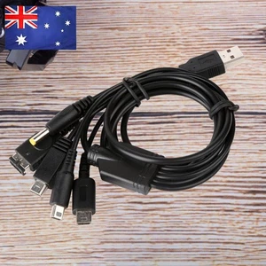 5 In1 Multi Charging Cable Game Cables for Nintendo NDSL / NDS NDSI XL 3DS - Picture 1 of 5