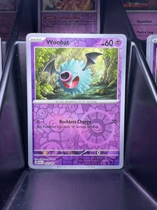 Woobat 032/091 SV: Paldean Fates Reverse Holo - Picture 1 of 1