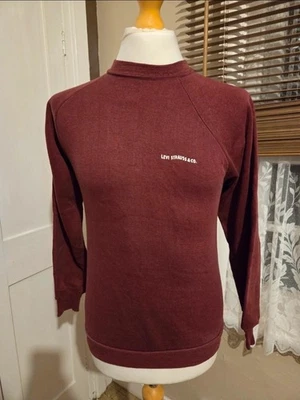 Bpys Levi's Burgundy Sweatshirt Size 15-16Yrs. In Good Condition - Image 1 of 3