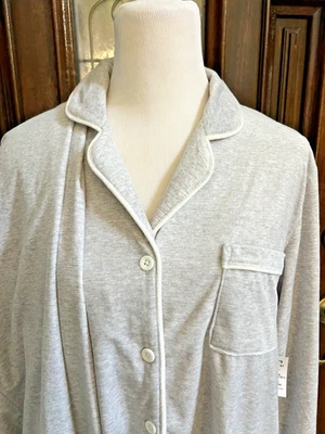 NUEVO Conjunto de pijama para mujer Sonoma manga larga gris claro polar talla XL. Nuevo con etiquetas Foto 1 de 4