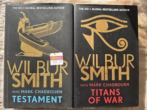 Titans of War & Testament Ancient Egypt by Wilbur Smith Hardcover Book - Picture 1 of 2