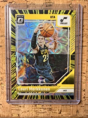 Baloncesto óptico Lauri Markkanen 2024-25 amarillo electricidad/75 coincidencia de colores jazz Foto 1 de 3