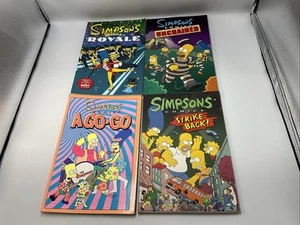 Simpsons Comic Books bundle / Job lot of 4 Simpsons Graphic Novels - Picture 1 of 24
