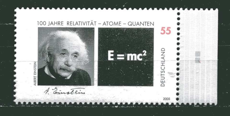 GERMANY 2005, SCIENCE: ALBERT EINSTEIN, JUDAICA, Scott 2346, MNH - Image 1 of 1