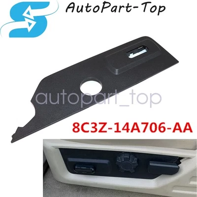 Driver Seat Switch Cover Bezel Panel Trim Fit Ford F250 350 Super Duty 2008-2010 - Image 1 of 4