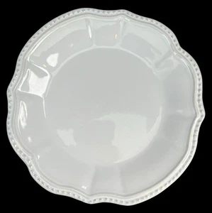 Pottery Barn "Leila" Ceramic Salad Dessert Scallop Plate 8.75 inch - Picture 1 of 2
