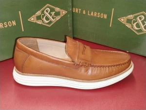 Curt And Larson Herren # 11 Jaywick 77178 Braun Leder Derby Elegant Schuhe Neu/Karton - Bild 1 von 12