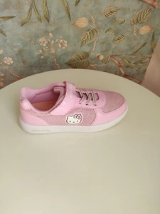 Hello Kitty Girl Pink Mesh/Synthetic Leather Kids Sneakers Board Shoes Gifts - Picture 1 of 15