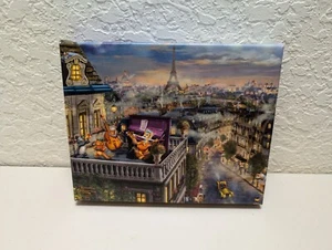 Thomas Kinkade Studios Disneys Liebe unter dem Mond Aristocats 8 x 10 112707 - Bild 1 von 3