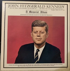 John Fitzgerald Kennedy A Memorial Album 1963 LP Vinyl Record Premier 2099* - Picture 1 of 2