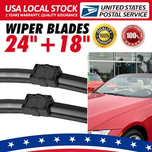 For BMW E92 E93 3-SERIES FRONT WIPER BLADE 07-10 328I 335I REPLACEMENT BOSCH OEM - Bild 1 von 9