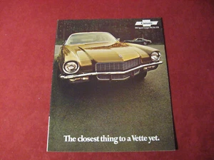 1971 Chevy Camaro & SS Sales Brochure Booklet Catalog Old Original - Imagen 1 de 8
