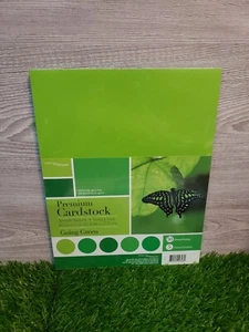 Core'Dinations Cardstock Paper 8 1/2" X 11" 50 sheets - GOING GREEN - 5 Shades - Picture 1 of 2