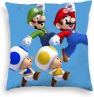 Super Mario Square Cushion Cover Throw Pillow Case Home Sofa Bed Car Room Decor/
