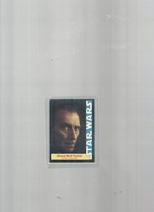 Star Wars Wonder Bread card, Grand Moff Tarkin, #6 Very Nice condition.