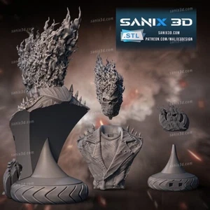 buste gosht rider hauteur 11cm - Picture 1 of 2