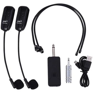 Plug&play One For Two Wireless Headset Microphone Amplifier Mixer Meeting Tool - Zdjęcie 1 z 10