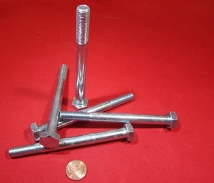 Cap Screw Bolt, PT, 8.8 Zinc Plated Metric, M10 x 1.25 x 110 mm Length, 5 Pc - Picture 1 of 17
