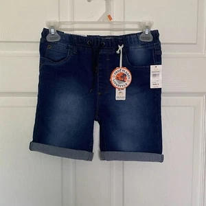 Free Planet Stretch Knit Denim Shorts-Slim Fit-Comfort Fit-Girl's Size 6 NEW - Picture 1 of 14