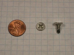 TEKS SCREW #10-16 x 1/2" STEEL, FLAT HEAD, PHILLIPS, NICKEL-PLATED, #2 DRILL PT - Bild 1 von 1
