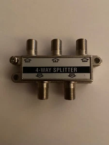 4-Way Splitter. For TV,VCR,DVD + other video hookups - Picture 1 of 2