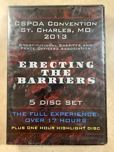 Erecting The Barriers: CSPOA Convention (DVD, 2013) New 5 DVD Set A3 - Picture 1 of 3