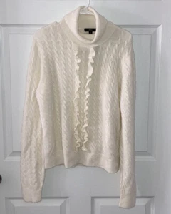 J. Crew Wool Angora Turtleneck Sweater Women’s Size XL NWT New Beige - Picture 1 of 3