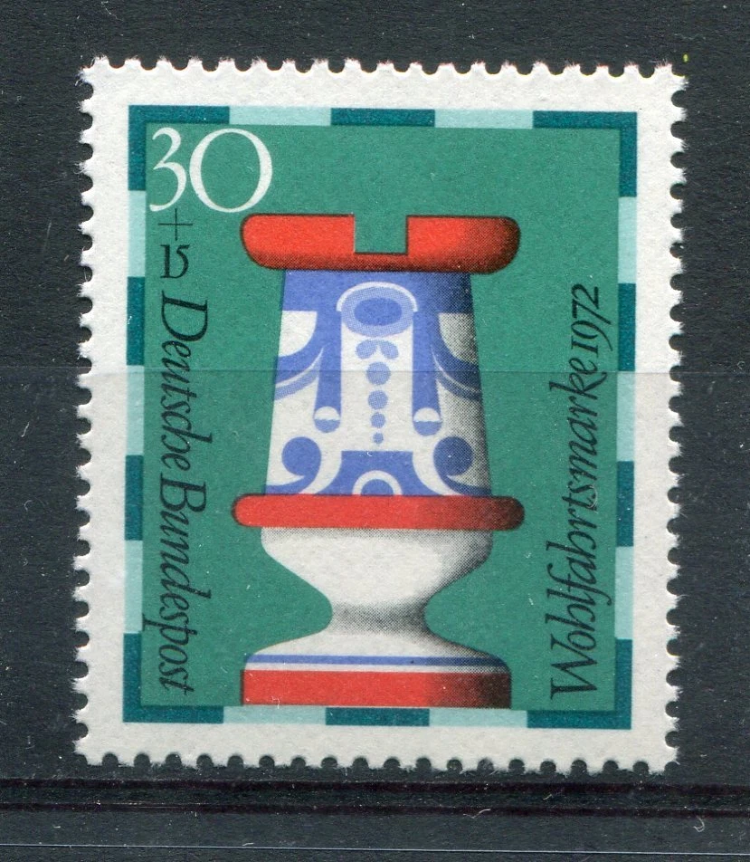 ALEMANIA FEDERAL, 1972, Sello 593, AJEDREZ, TURNO, Nuevo - Imagen 1 de 1