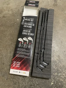 Kirkland Signature 3 Stück Golf Wedge Set 52° 56° 60° Rechtshänder - EIN BESCHÄDIGT - Bild 1 von 6