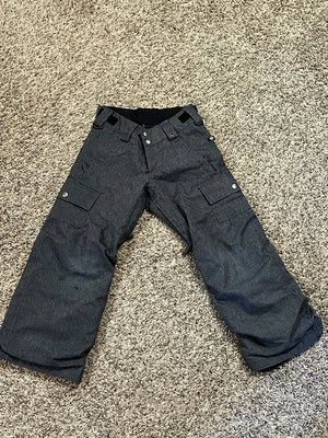Burton Kids XS Dryride Snowboard Pants Ski Insulated US 5/6 Gray - Image 1 of 4