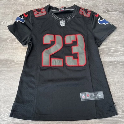 Camiseta deportiva de los Houston Texans Nike NFL Arian Foster negra sobre el campo para mujer S pequeña Foto 1 de 4
