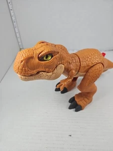 Juguete de dinosaurio Jurassic World Imaginext Thrashin' Action T. Rex - Imagen 1 de 8