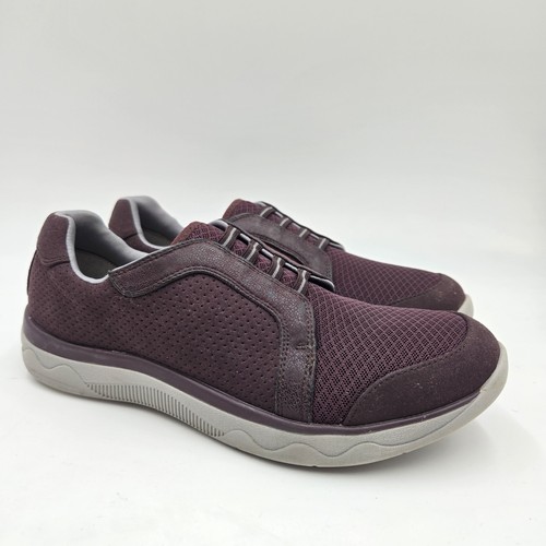 CLARKS Sneaker casual da donna Clark's OrthoLite Cloudsteppers scarpa slip on viola taglia 7 5