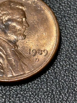 1989 DENVER LINCOLN PENNY STRONG 双死错误 — 第 1/2 张图片