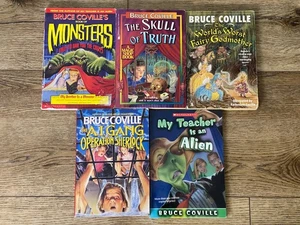 Bruce Coville Vintage Alien Teacher Books Lot of 5-Book of Monsters, My Teacher - Picture 1 of 11
