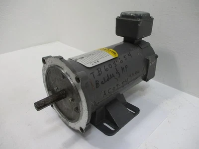 Baldor CDP3320 Type PM3327P 1/3-HP DC Motor 90-VDC 3.2 Amp 1750-RPM 56C 1/3HP - Image 1 of 4