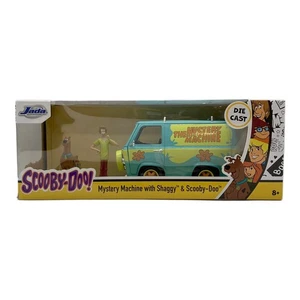 JADA Mystery Machine w/ Shaggy & Scooby-Doo Diecast Car Set Box Damage Mint - Picture 1 of 9