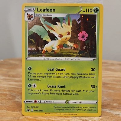 Leafeon SWSH191 SWSH: Sword & Shield Promo Cards Holo - Image 1 of 4