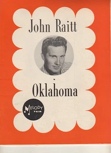 Programa de recuerdos John Raitt "Oklahoma" 1964 Stock Melody Fair - Imagen 1 de 1
