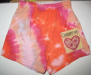 SOFFE - TIE DYE - COTTON/POLY ELASTIC WAIST PULL ON SHORTS- SMALL - Picture 1 of 1