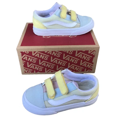 Zapato de Skate Vans Old Skool V - Niño Pequeño Talla 9 - Color Pastel - Bloque con Caja Foto 1 de 4